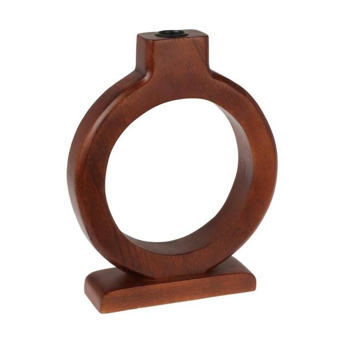 CANDELIERE 19X25CM MANGO NOCE LEGNO